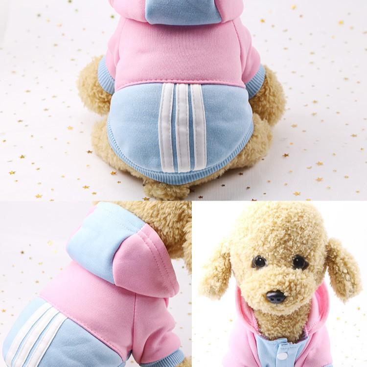 Winter Dog Clothes Contrasting Sweater Little Teddy Cat Bichon Dog Pet Supplies Clothes