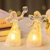 Светящийся ангелочек - Пластиковый мультяшный декоративный ночник с имитацией хрусталя и мягким свечением