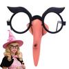 Ведьма Длинный Нос Хэллоуин Костюм Реквизит Нос Ведьмы Вечеринка Косплей Нос Ведьмы Очки Реквизит для Костюма Ведьмы Очки для Макияжа