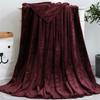Printed Soft Cozy Warm Custom logo Luxury Sleep Fleece Flannel Polyester Bed Blankets Throws for Winter Sofa