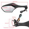 1 Pair Motorcycle Rear View Side Mirrors with LED Turn Signal Light For Honda CBR1000RR CBR 1000 RR 2008-2016 2009 2010 201