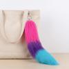Bags Charm Plush Tail Keychain Pompoms Fur Pendant Keyring Animal Tail Keychain  Car Keyring