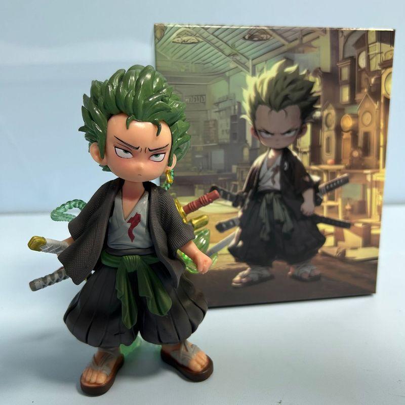 Фигурки Зоро One Piece Ророноа Зоро Фигурки Действия ПВХ Аниме Фигурка Модель Коллекция Украшение Игрушки Подарки на День Рождения