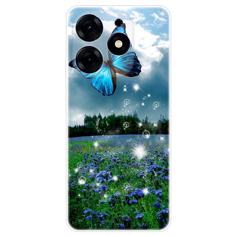 Для Tecno Spark 10 Pro Spark10 чехол Мягкая силиконовая задняя крышка модный чехол для телефона с мультяшным рисунком