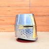 Templar Knight Crusader Helmet with Stand 18 Gauge Steel, Medieval Armor Best gift for Halloweena