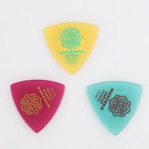 MASTER 8 JAPAN IFHPR-TD100 INFINIX TEARDROP Hard Polish with Rubber Grip 1.0mm Guitar Picks X 10