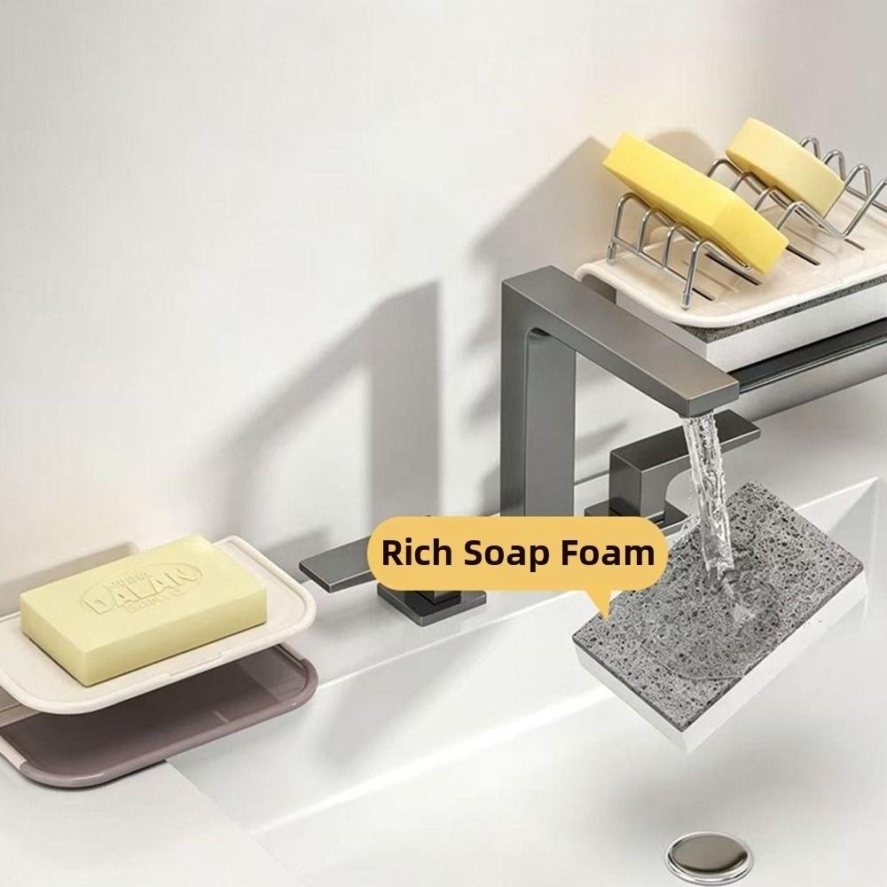 Space Saving Bathroom Soap Dish M Rack Soap Drain Box Simple Bathroom Soap Tray Household