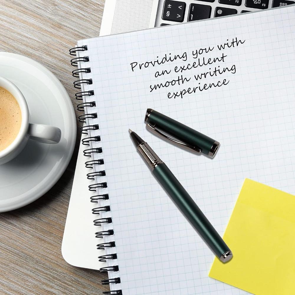 Metal Gel Pen 0.5mm Ballpoint Pen High Quality Black Refill Pen Office