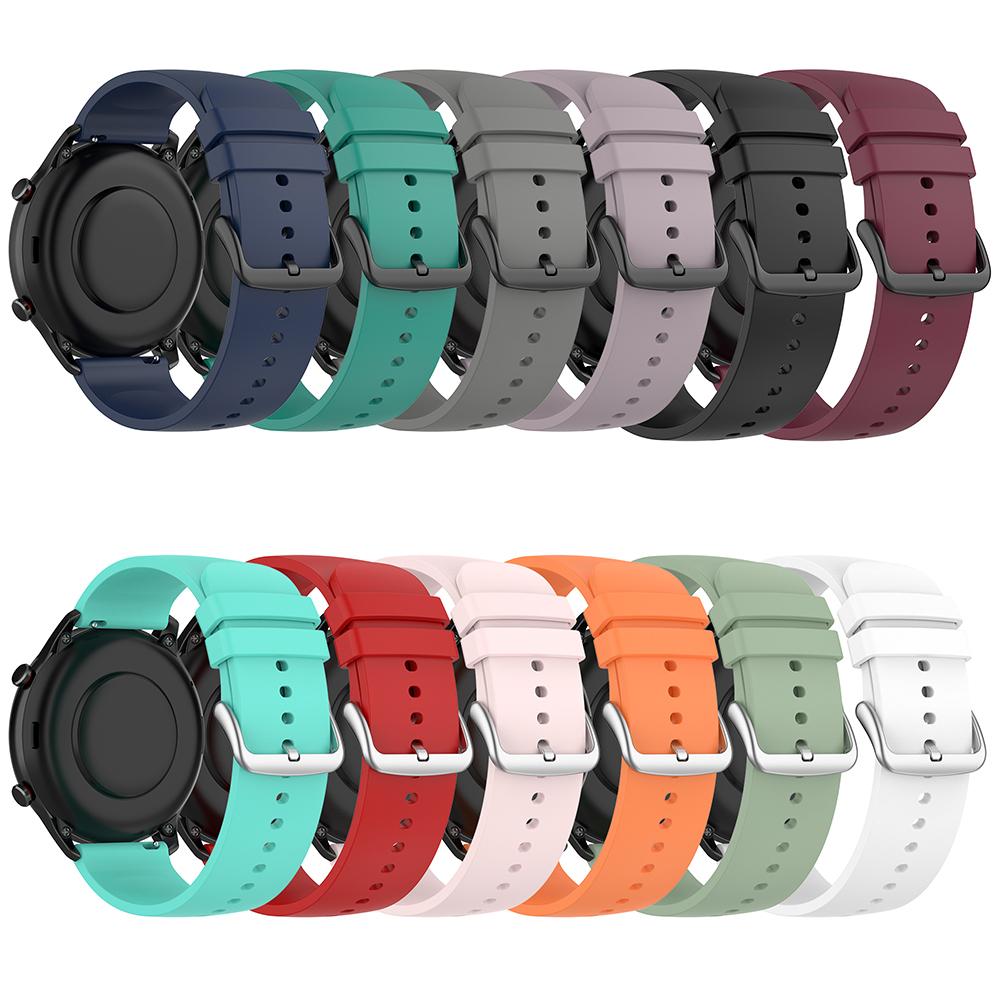 Ремешок для часов 22 мм силиконовый ремешок для Huami Amazfit GTR 4/3/2 GTR 47 мм Pace Stratos 3 2 2S умный ремешок для часов Xiaomi Watch Color 2 S2 S1