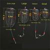 Маленькая клетка для приманки из нержавеющей стали, корзина для кормушки, держатель для рыболовной приманки, клетка для рыбалки, аксессуары для рыбалки, корзина для приманки для ловли карпа