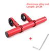Bicycle Handlebar Bracket Extended Bike Headlight Mount Bar Computer Holder Lantern Lamp Support Rack Alloy Fiber Stand