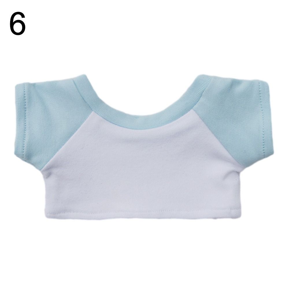 Suit Toys Accessories Idol Doll Outfit 20cm Doll Clothes Doll Catoon Tops Mini Clothes Doll T-shirt