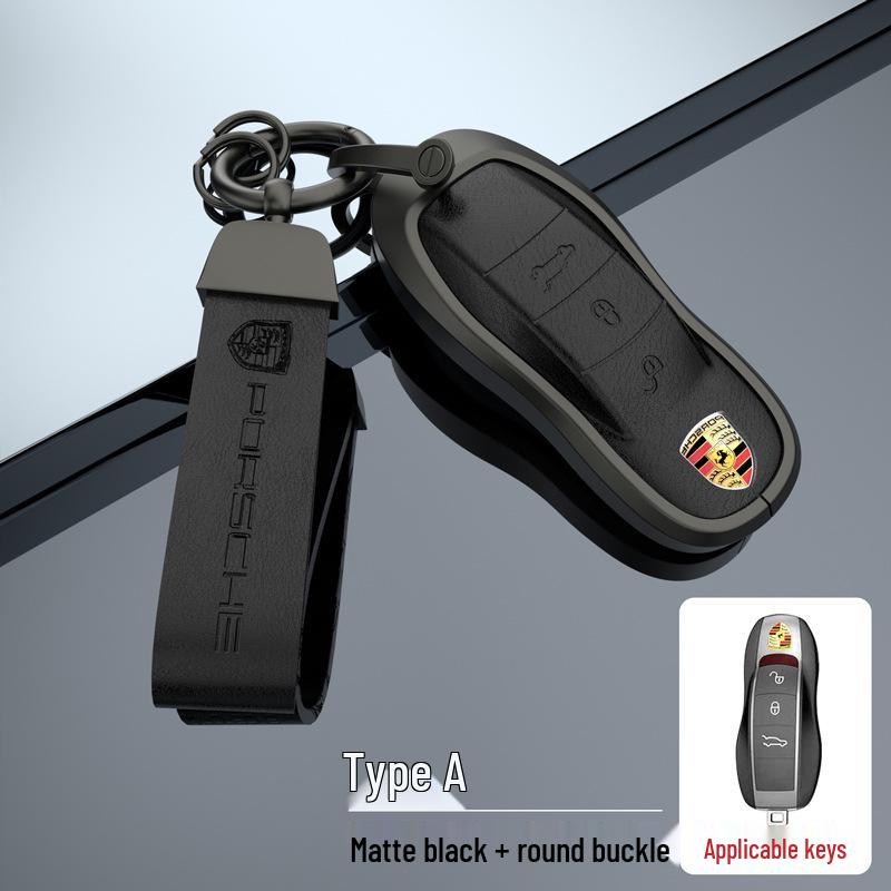 Porsche Key Case for Panamera, Macan, Cayenne, Taycan, 718, 911