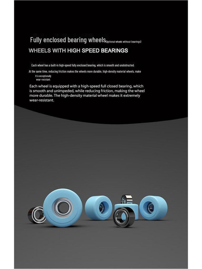 Maple Wood Finger Skateboard - Professional & Beginner Style, Novelty Flip with Bearing Wheels, Wang Yibo Edition