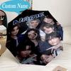 Зонт с индивидуальным именем в стиле K-pop stray Style Collective, 8 спиц, для путешествий, кемпинга, повседневного использования, легкий, портативный, незаменимый для семейных подарков