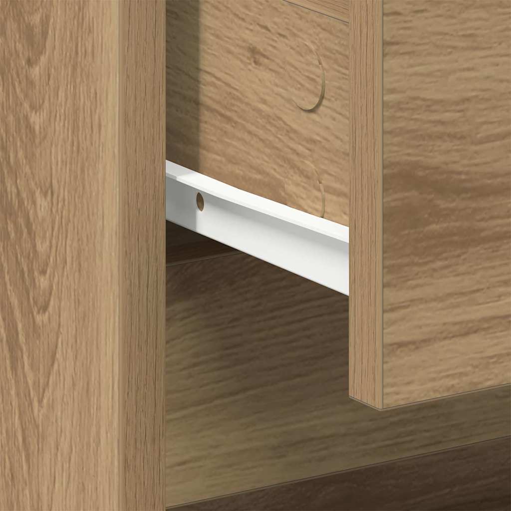 Nightstand Artisan Oak 45 x 34 x 44.5 cm Engineered Wood