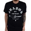 ZX Retro Shadow of Intent Band Graphic Cotton Tshirt Unisex Summer Short Sleeve Fashion Brand Tee Luxury Casual Vintage Retro Top