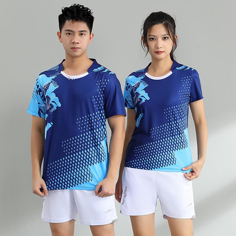 Unisex Badminton Sport Set Quick-Dry Breathable Performance Jersey Shorts Training Competition