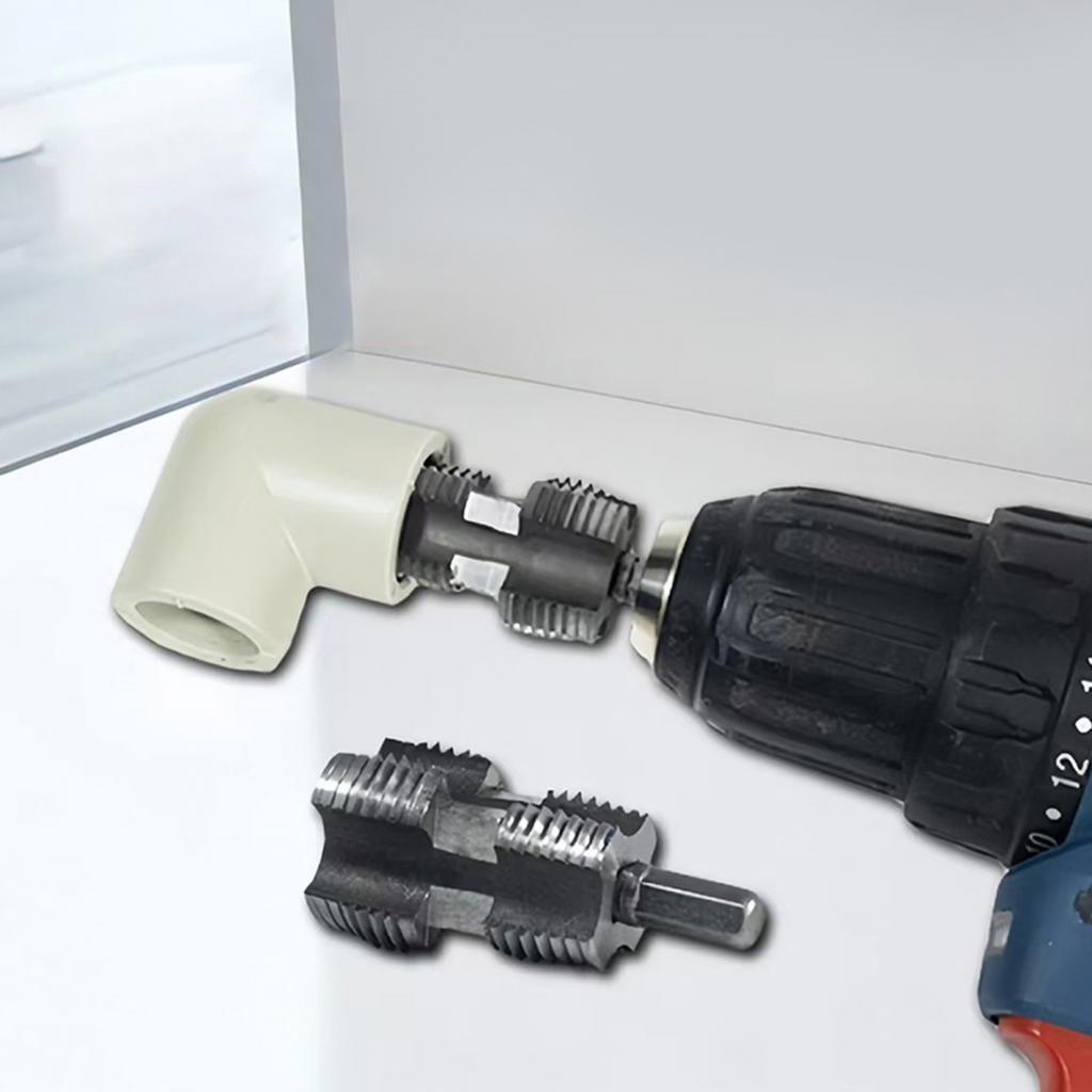 Threading Tool for For Pvc Water Pipes with 4 and 6 Point Compatibility