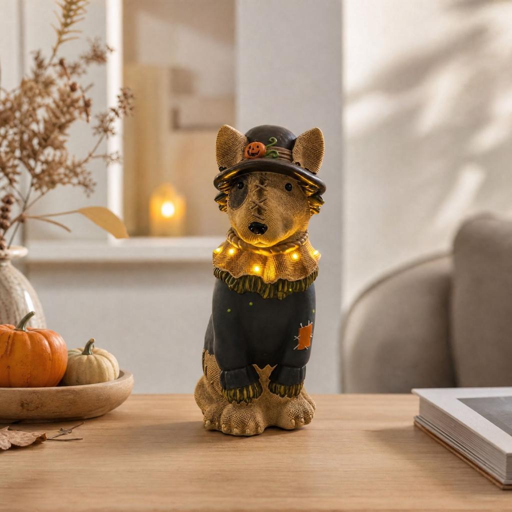 Halloween Resin Figurine Ornament for Tabletop Shelf Home Decor