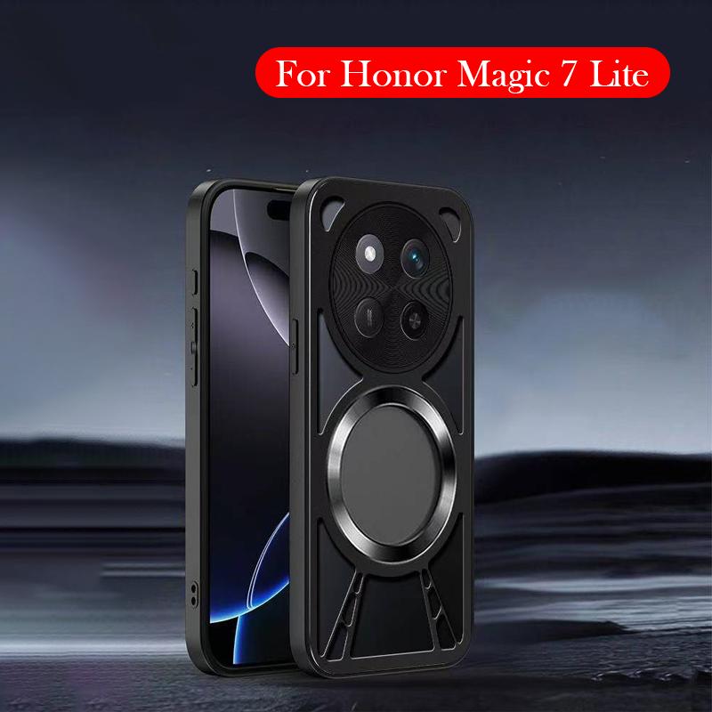 Магнитный чехол для Honor Magic 7 Lite с рассеиванием тепла, задняя крышка-оболочка