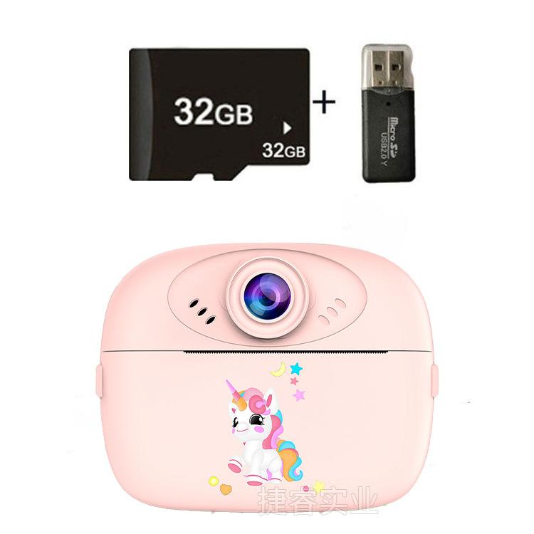 One Shot, мультяшная детская камера для печати, Clapped HD может снимать фотографии и видео