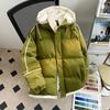 Уличная мода Хлопковая одежда для мужчин и женщин, новый стиль, утепленные куртки с капюшоном на хлопковой подкладке для пар, зимние пальто