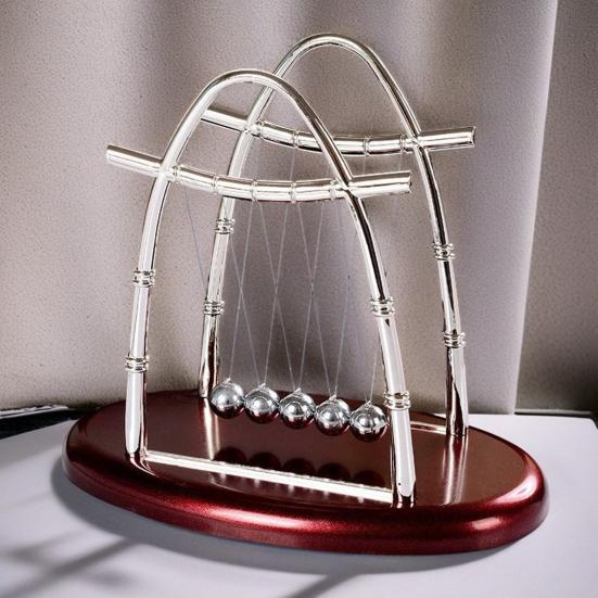 Newtons Cradle Classic Balance Balls 5 маятниковых шариков Physics Perpetual Motion Настольные игрушки