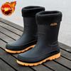 Износостойкая мужская обувь, нескользящие, удобные, водонепроницаемые, резиновые сапоги для мужчин без шнуровки, дизайнерские резиновые сапоги, оригинальные для садовой работы