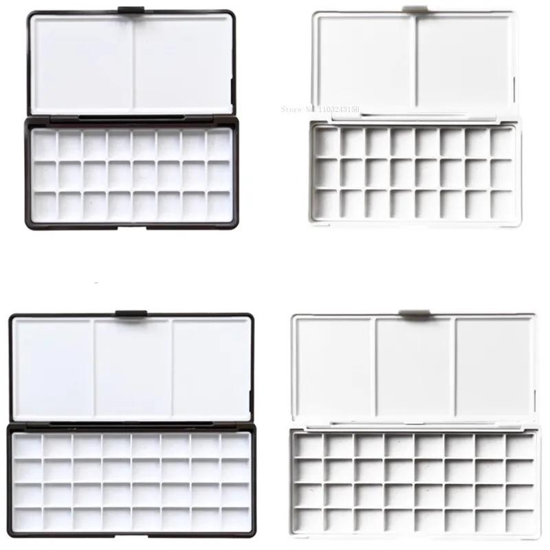 24/48 Color Watercolor Pigment Distribution Box 2/3.4ml Pigment Storage Empty Box Art Student Outdoor Painting Palette Cases
