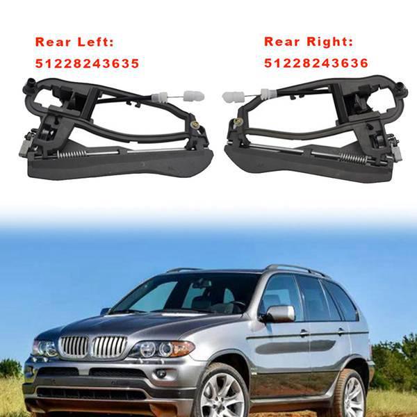 Пара кронштейнов дверной ручки для BMW X5 SUV E53 (51228243635, 51228243636)