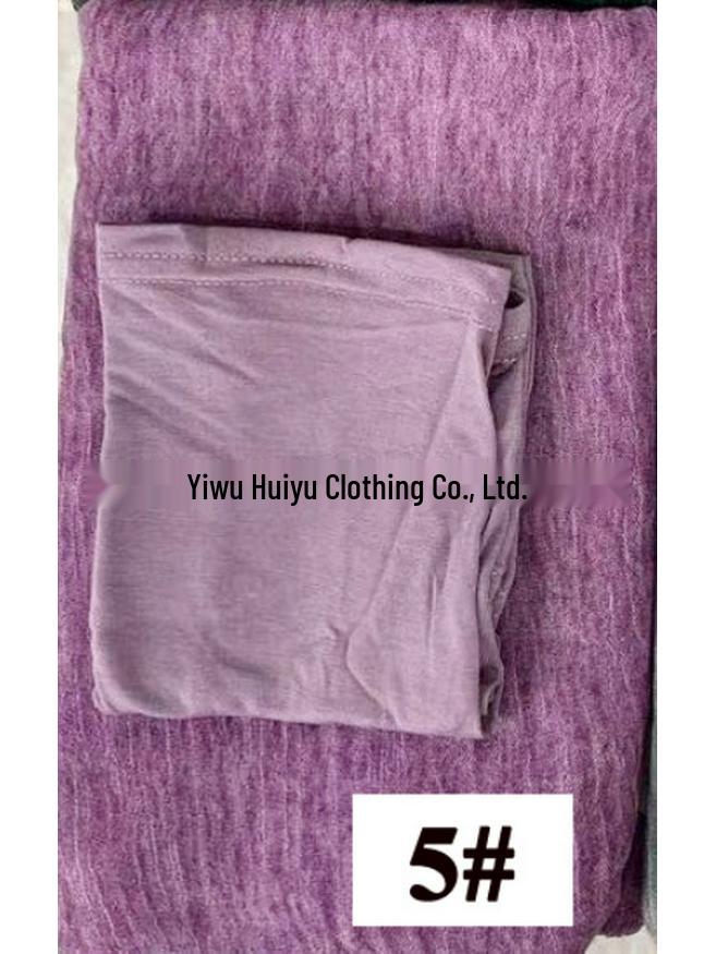 Набор шарфов для головы из раона с tie-dye и выраженной текстурой: Мягкий, Мятый, Мусульманский Шарф в Винтажном Стиле