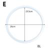 Прозрачное сменное силиконовое кухонное уплотнительное кольцо, скороварка, инструмент для приготовления пищи, прокладка, домашнее давление