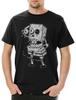 Sponge Rob Mens T-Shirt Sponge Horror Walking Bob Zombie Dead Squarepants