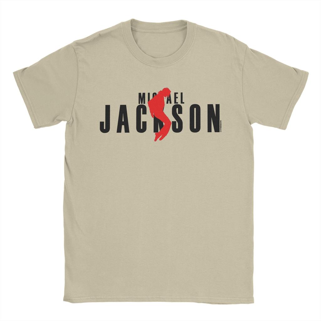 Michael Air Jackson TShirts Unisex Funny Cotton Tees Round Collar Short Sleeve T Shirts Birthday Gift Tops