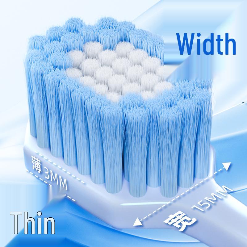Kent Unisex Soft Bristles Adult Toothbrush, Wide Head, Family Pack, 5 Pieces