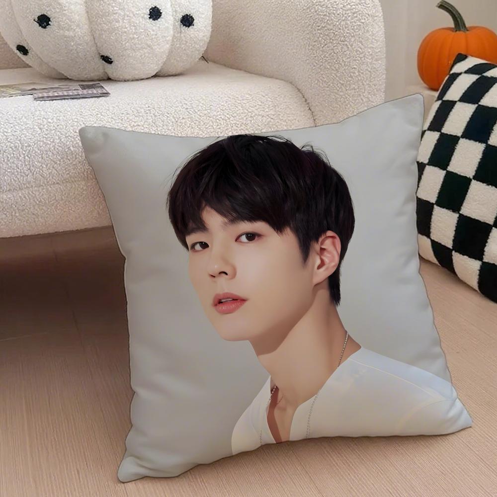 Charming Korean Handsome Actor PPark Bogum Cushion Cover Throw Pillow Cover Hidden Button Durable Polyester Chair Cushion