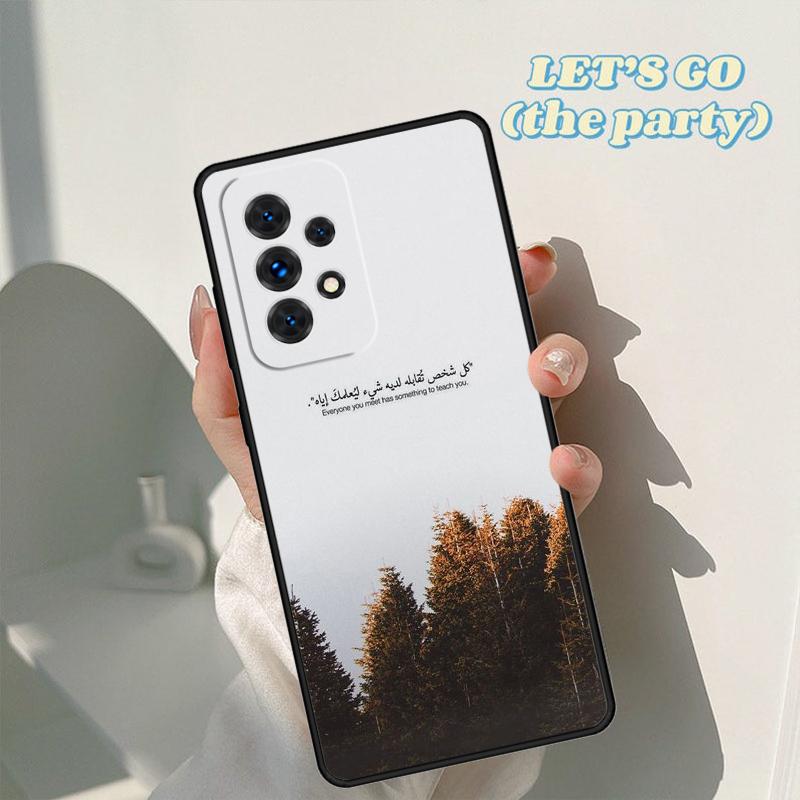 Мусульманская сура Ихлас Исламские цитаты чехол для телефона Для Samsung A42 A31 A40 A51 A71 A32 A80 A91 A52 A72 A20 A21S A50 A70 A11 A12 Чехол