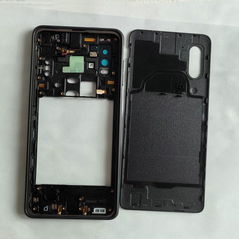 For Samsung Galaxy Xcover Pro SM-G715 Housing Middle Frame Plate Bezel+Battery Cover Back Replacement Parts