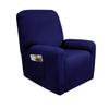 1 2 3 Seat Stretch Sectional Recliner Sofa Slipcover Soft Washable Furniture Protector Couch Cover with Elastic Bottom