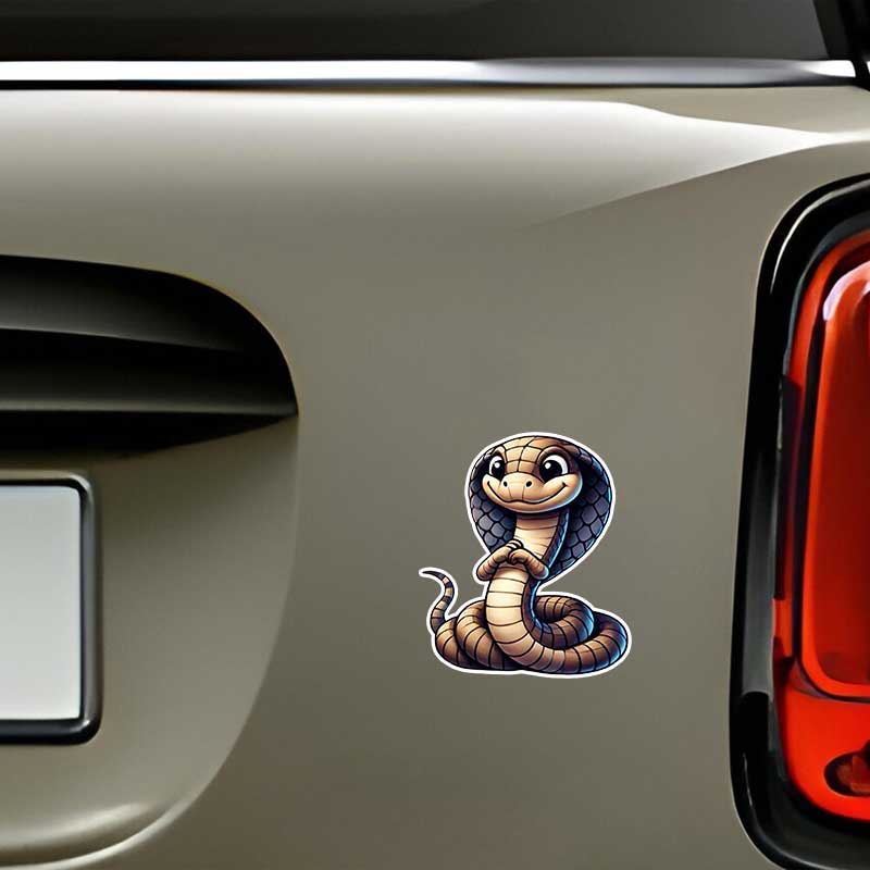 Twisted Snake Car Sticker Vinyl Decal Waterproof Rear Window Motorcycle Camper Bumper Truck Laptop Decoration TM307