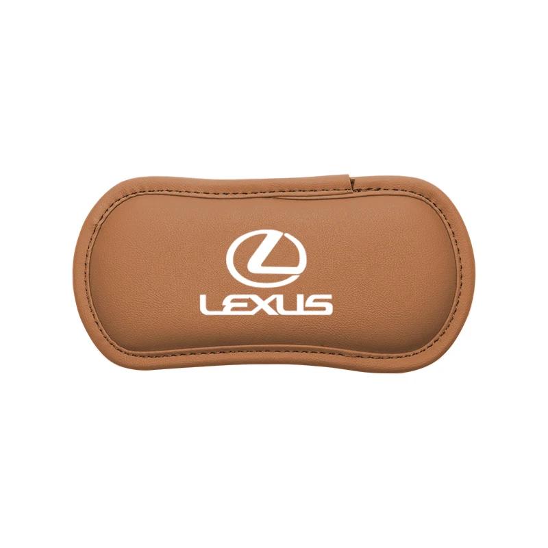 Leather Car Pillow Cushion Elastic Knee Pad Leg Pad Armrest pad Car Accessories For Lexus GS300 NX300 Ct200h ES350 ES300h IS300h ABP1