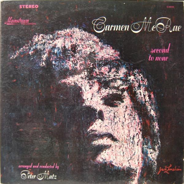 LP Record CARMEN MCRAE - Second To None KY208 Mainstream Reco 1964 US Jazz Used
