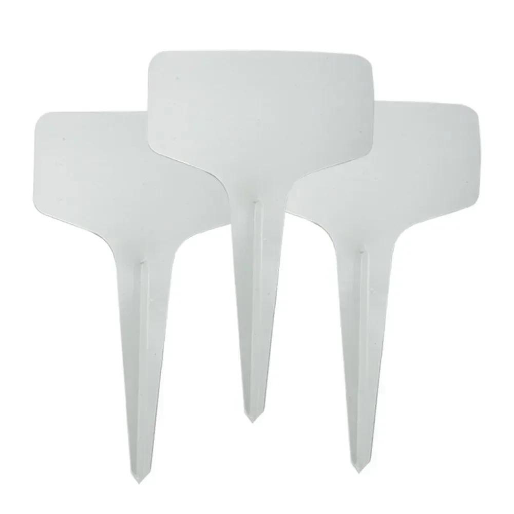 Replacement Garden Labels Label Tag Markers Flower Matte Finish Nursery Parts Pratical Reuseable 100PCS 6x10cm