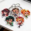 Cute Deadlock Charms Chibi Keychain for Accessorie Shiv Pocket Doorman Drifter Mina Ivy Lash Paige Keyrings Jewelry Manga Gifts