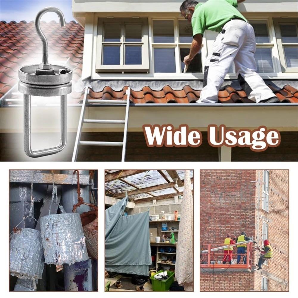 Durable Rustproof Rotating Spinner Hooks Adjustable Steel Material Swivel Hooks Multi-Purpose Heavy Duty Hooks