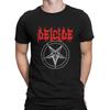 Пентаграмма Дэт-метал Мужская футболка Deicide Свитшот Короткий рукав Тканевая футболка Юмор Высочайшее качество Подарки на день рождения