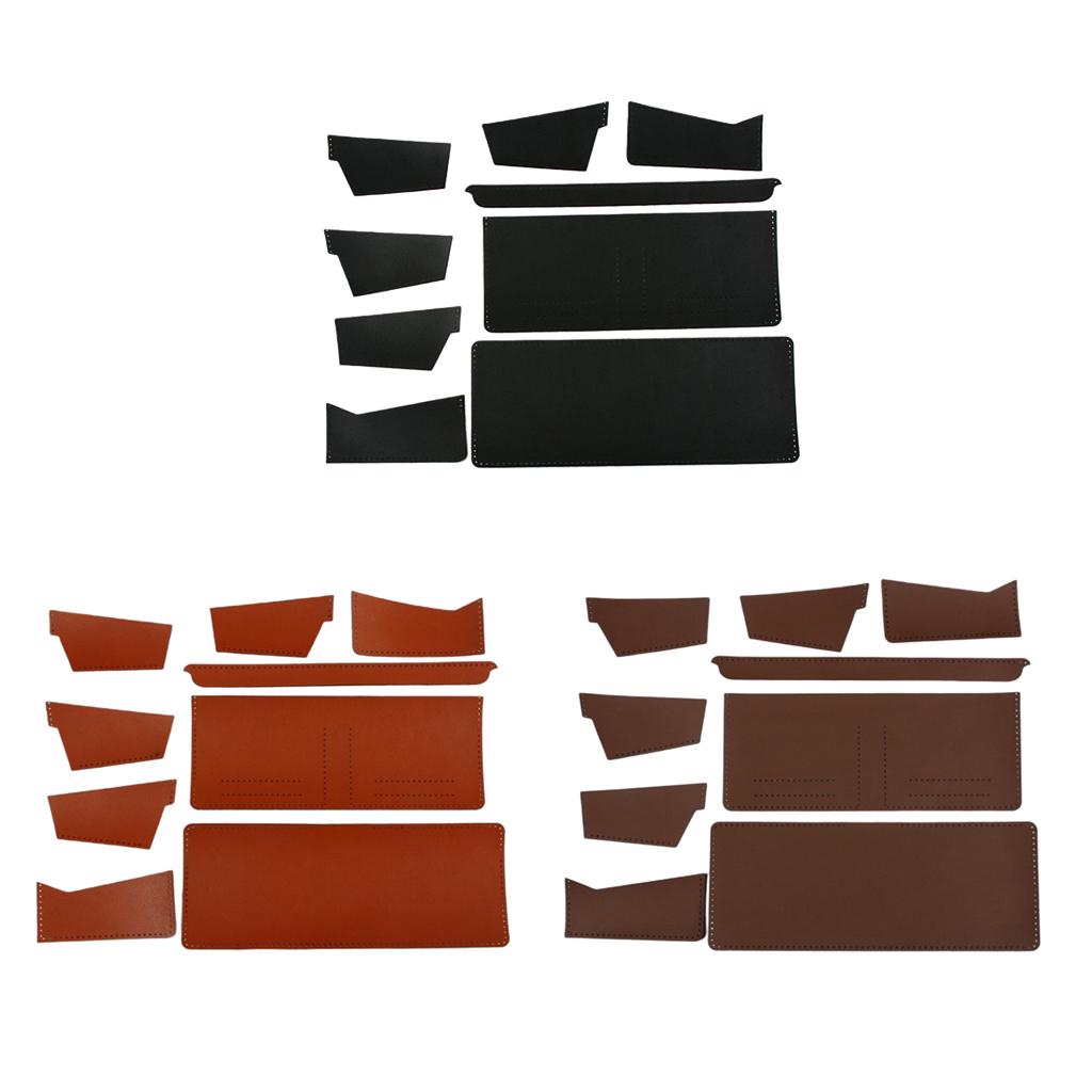 DIY Wallet Purse Pattern Kit Synthetic Fiber Template Pre-punched Craft Set for Family Handmade Projects