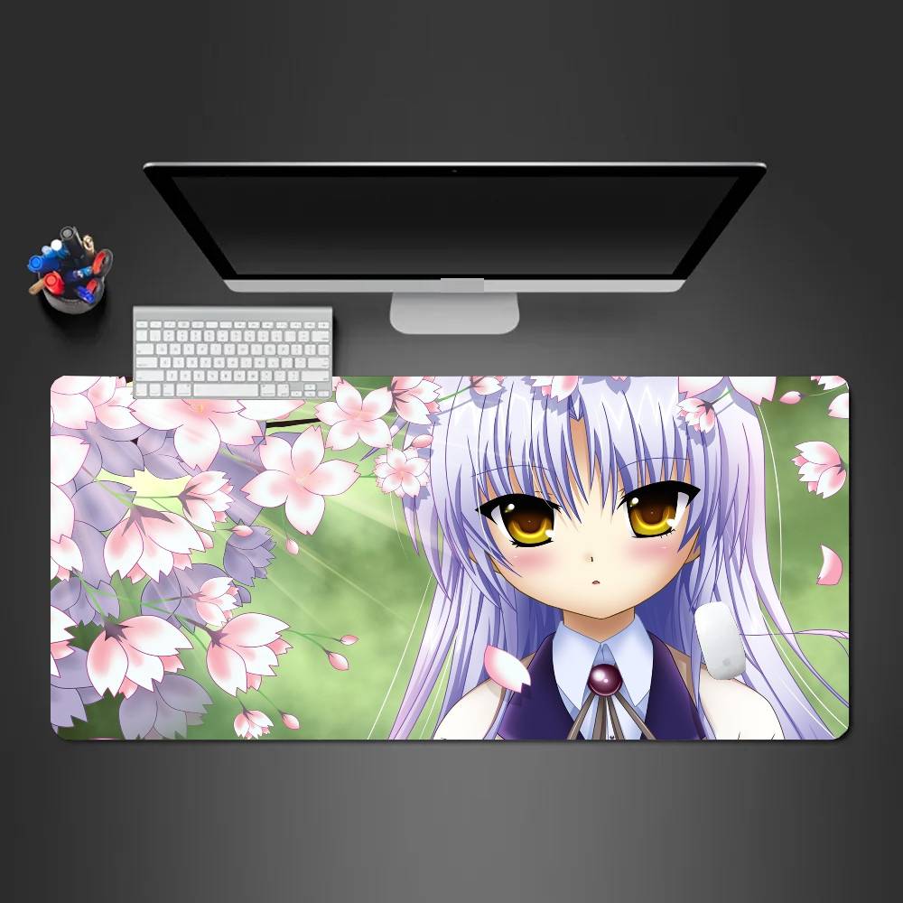 Тачибана Канаде Аниме A-Angel Beats Коврик для мыши Коврик для стола С подкладкой Игровые аксессуары Prime Gaming XXL Коврик для клавиатуры