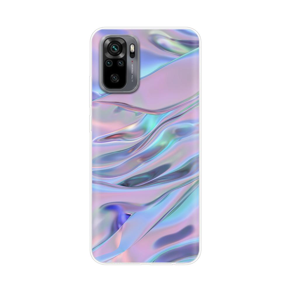 Силиконовый чехол-цветок для Xiaomi Redmi Note 10 Case 6.43'' Милый ТПУ задняя крышка для Xiomi Redmi Note10 Pro Бампер Чехлы